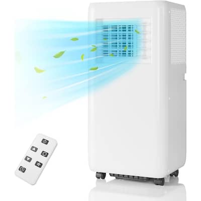 10000 BTU Portable Air Conditioner with Remote Control and 24H Timer