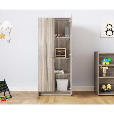 Tot Mate Double-Door Tall Cabinet, Ready-To-Assemble
