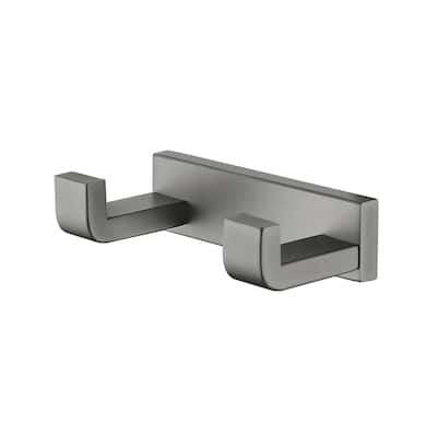 Heavy Duty Wall-Mounted Coat Rack with 2 Hooks