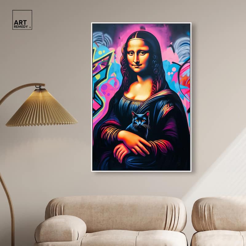 Lisa's Little Secret II Canvas by Art Remedy