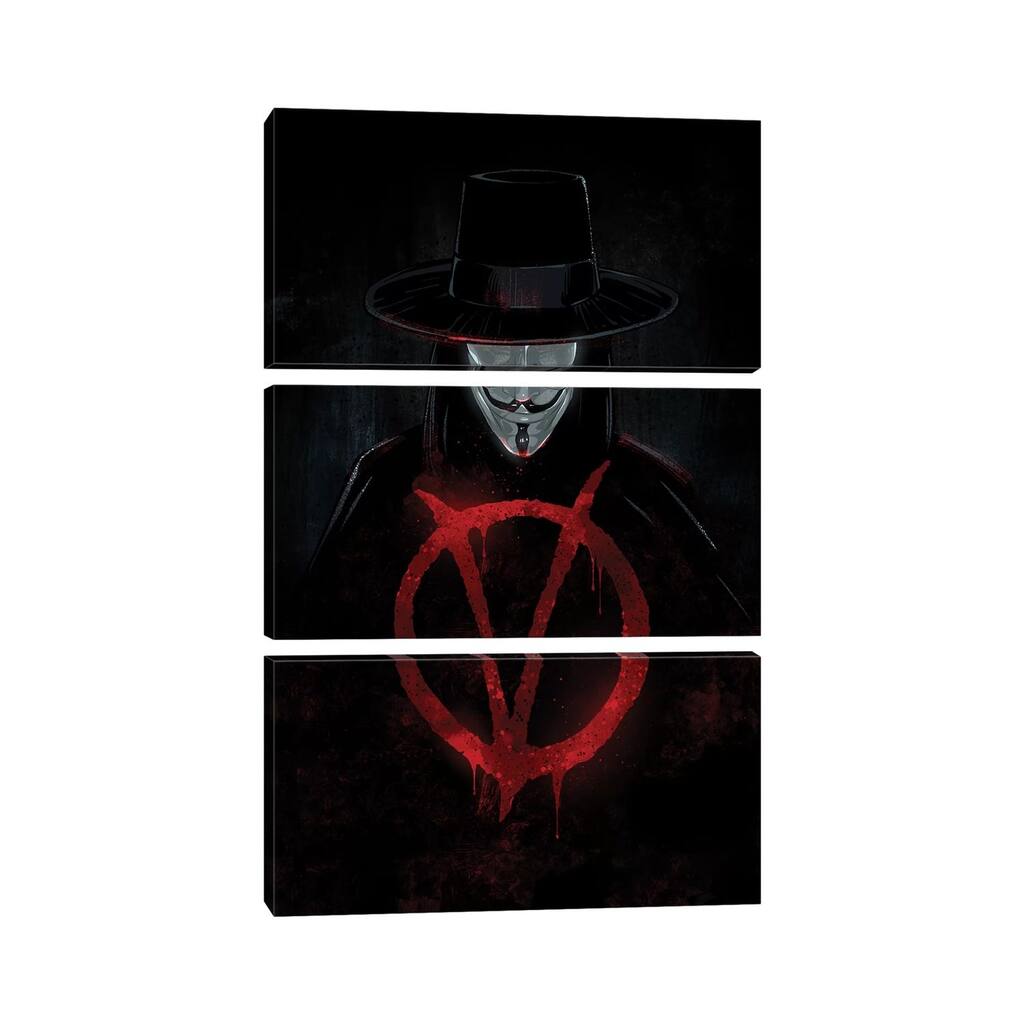 iCanvas "Vendetta" by Nikita Abakumov 3-Piece Canvas Wall Art Set