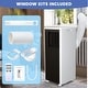 preview thumbnail 1 of 10, 3-in-1 Portable Air Conditioners with Built-in Dehumidifier Function, Fan Mode, Remote Control White