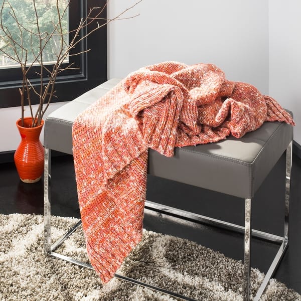 slide 2 of 4, SAFAVIEH Darling Knit Multicolored 50 x 60-inch Throw Blanket