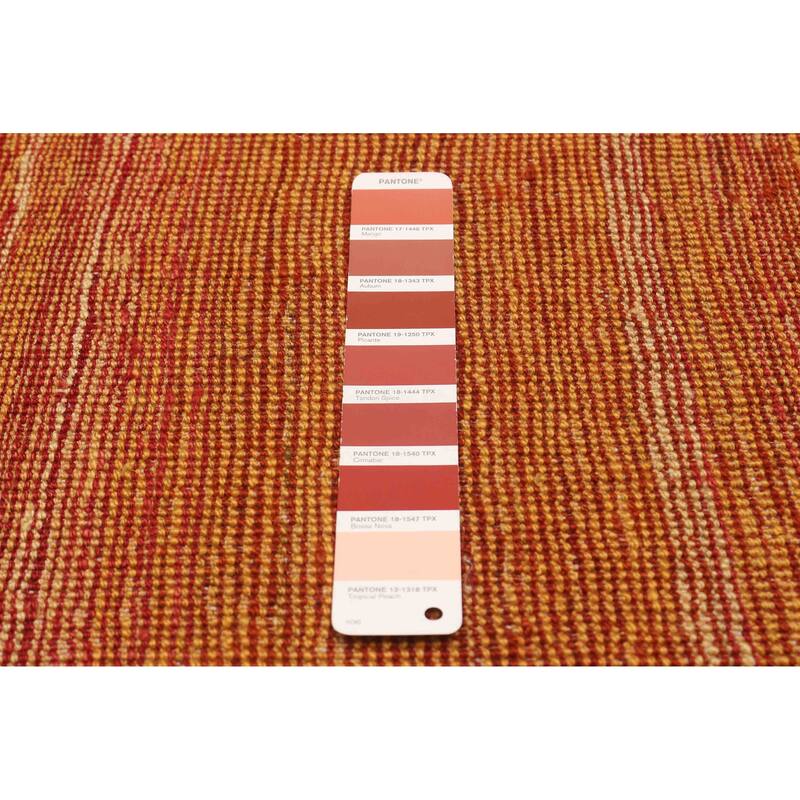 ECARPETGALLERY Flat-Weave Ankara FW Copper Wool Kilim - 8'1 x 9'10