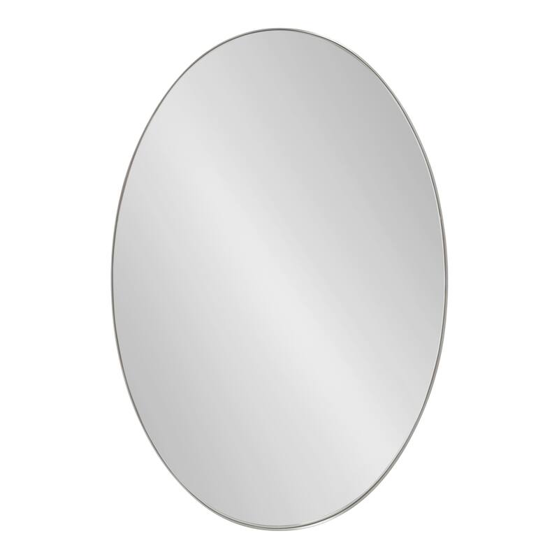 Kate and Laurel Rollo Oval Framed Wall Mirror