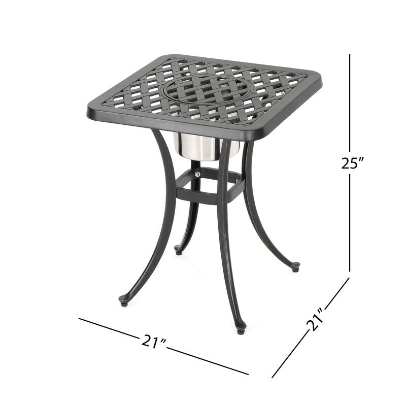 AVA BISTRO table WITH ICE BUCKET