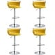 preview thumbnail 146 of 155, Velvet Upholstered Adjustable Bar Stool Swivel Counter Chair Set of 2