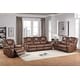 preview thumbnail 8 of 10, Steve Silver Kameryn Faux Leather Manual Recliner