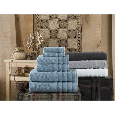 Veta Turkish Cotton 4 pcs Hand Towels - 16'x28' Hand towels