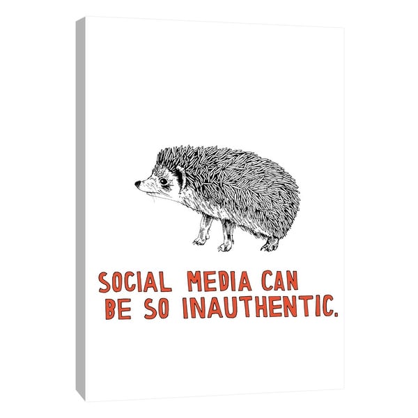 PTM Images 9-108796 PTM Canvas Collection 10" x 8" - "Hedgehog" Giclee Hedgehogs Art Print on Canvas