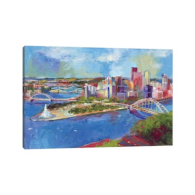 iCanvas "Pittsburgh" by Richard Wallich Canvas Print