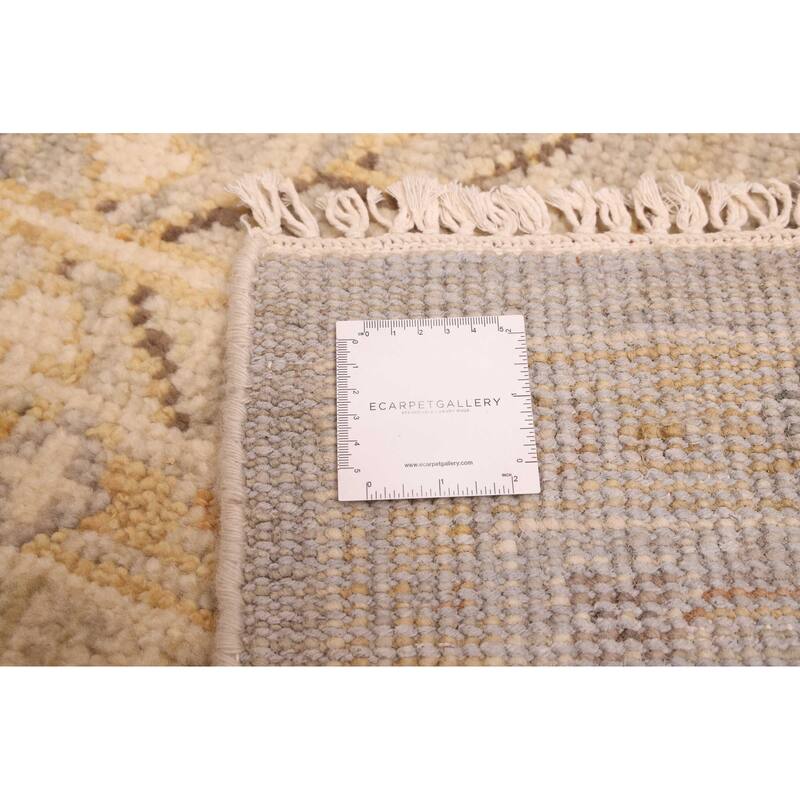 ECARPETGALLERY Hand-knotted Jules Serapi Light Grey Wool Rug - 7'11 x 9'11