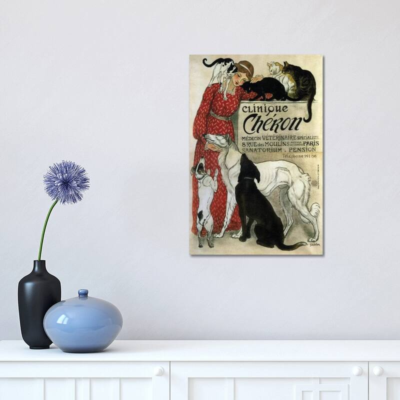 iCanvas "Clinique Cheron Advertising Vintage Poster" by Unknown Artist Canvas Print - 18x12x1.5