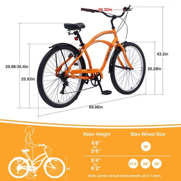 Experience the Ultimate Comfort and Style with Our 26 Inch Cruiser
