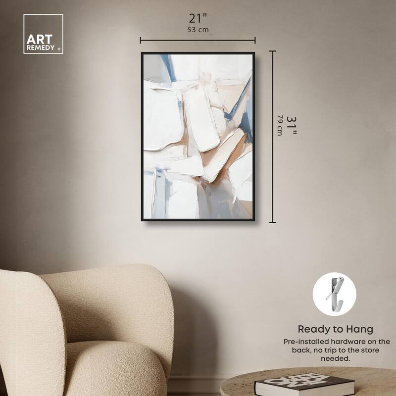 Bone and Beige II Canvas by Art Remedy