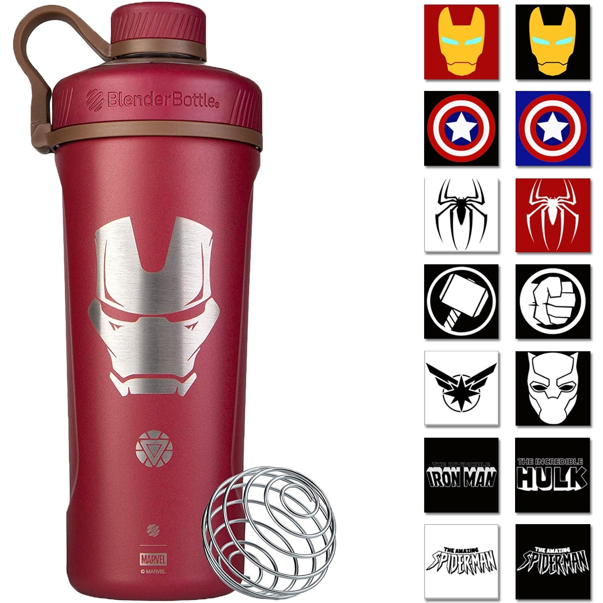 Thermos Funtainer ~ Spiderman ~Insulated Stainless Steel Water Bottle Cup  12 oz