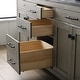 preview thumbnail 63 of 99, Sudio Design Bathroom Vanity Jasper Textured Collection