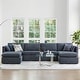 preview thumbnail 50 of 179, Mia Oversized Modular Sectional Fabric Sofa