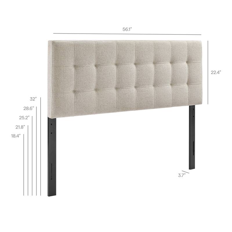 Lily Upholstered Fabric Headboard