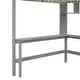 preview thumbnail 17 of 45, Full Size Loft Bed with Bookshelf, Drawers, Desk, and Wardrobe - Stylish Playhouse Design for Functional and Bedroom, Grey