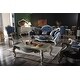 preview thumbnail 1 of 13, Honyy 98" Traditional Flared Arms Sofa Blue