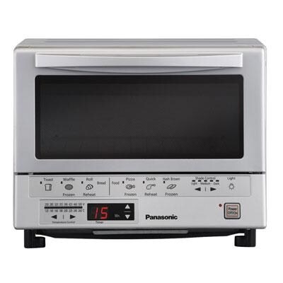 Shop Panasonic Nb G110p Flashxpress Toaster Oven With Double Infrared Heating Silver Overstock 17165456