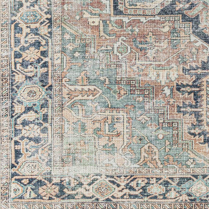 Livabliss Kemer Traditional Washable Area Rug