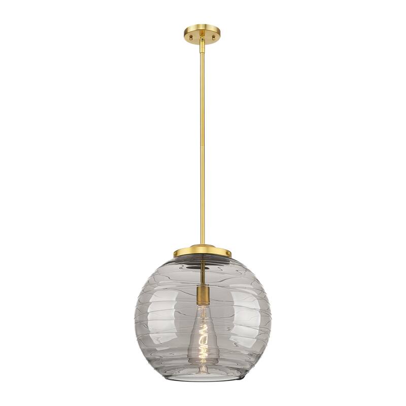 Innovations Lighting 221-1S-18-16 Athens Pendant Athens Deco Swirl 16"