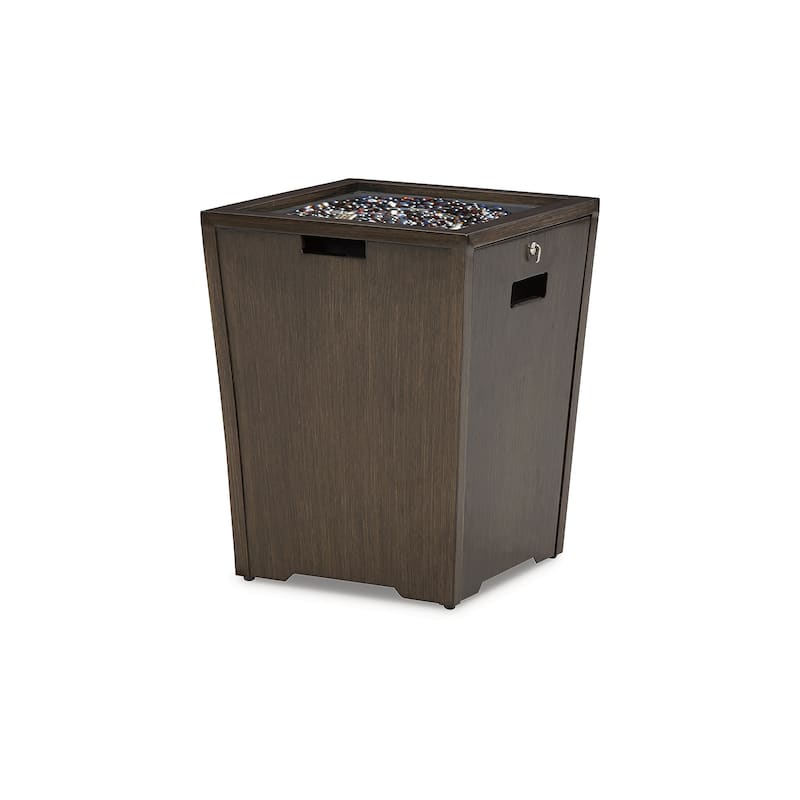 Signature Design by Ashley Rodeway South Brown 5-Piece Outdoor Package - 32"W x 37"D x 37"H