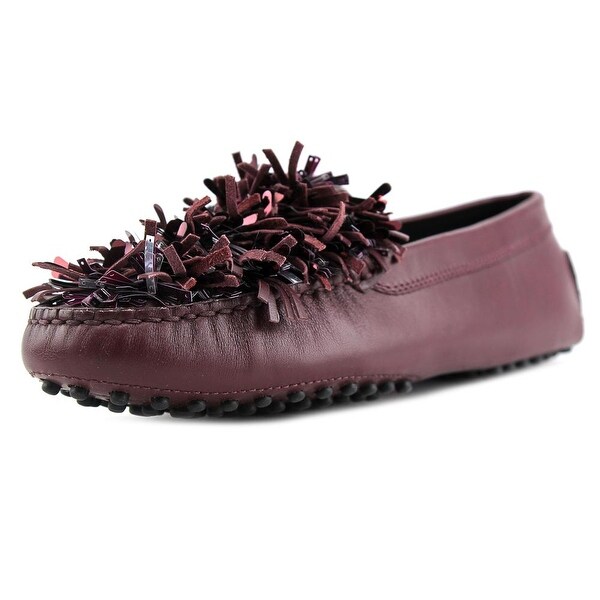 burgundy moccasins