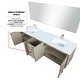 preview thumbnail 33 of 54, Lancy 24 in W x 20 in D Rustic Acacia Bath Vanity and Cultured Marble Top