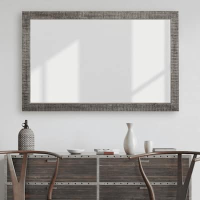 Frame My Mirror Black Framed Mirror, Huntington Design