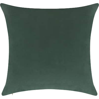 Delara Pack of 1 Velvet Decorative Throw Pillow Cover 20x20 Inches, Cushion Cover, Soft and Breathable Fabric, Hidden Zipper