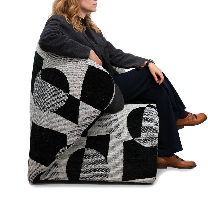 Furniture of America Premier Modern 31-inch Low Profile Premium Upholstered Fully Assembled Accent Chair