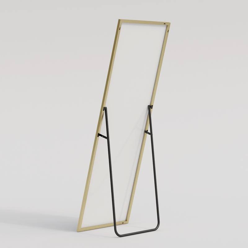 Aluminum Metal Frame Full-Length Floor Mirror
