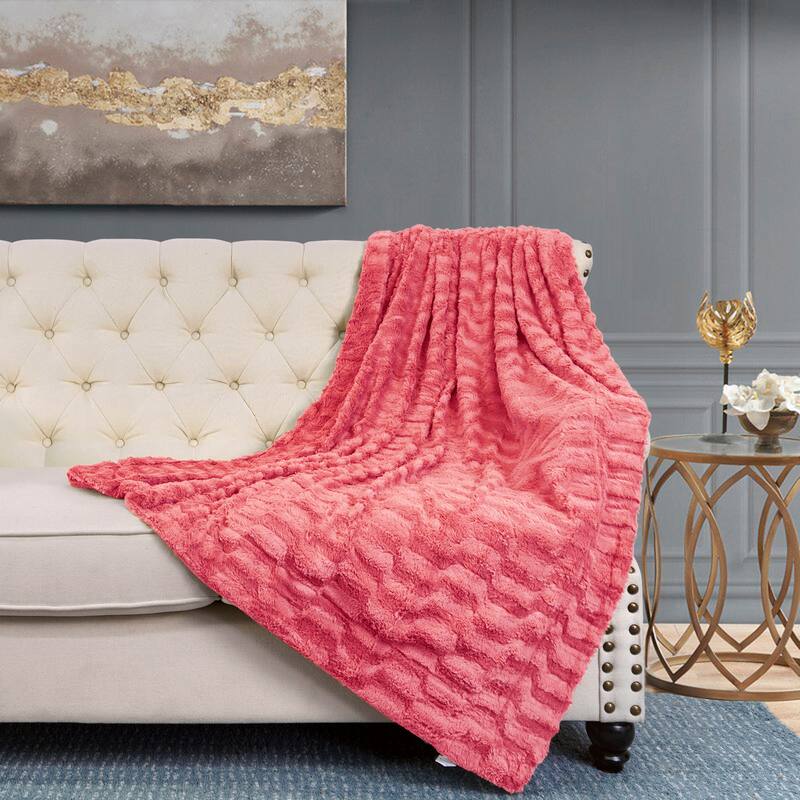Saga Double Sided FauxFur Throw