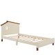 preview thumbnail 5 of 24, Twin Rustic Kids Bed House Shaped Low Beds for Kids, Wood Platform Bed Frame for Children,No Box Spring Needed,Easy Assemble