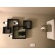 Danya B Espresso Intersecting Cube Shelves