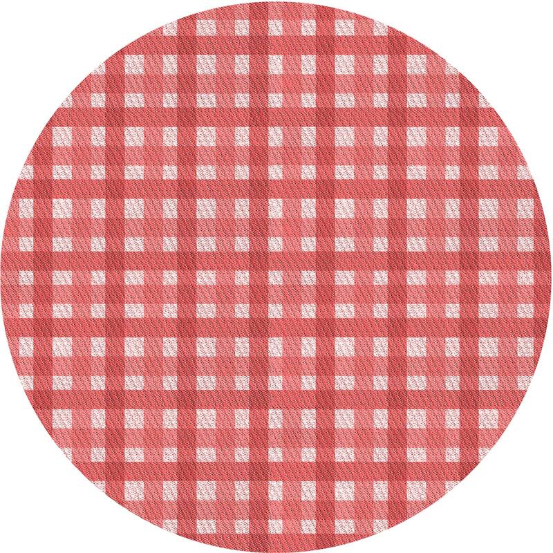 Ahgly Company Machine Washable Transitional Light Coral Pink Area Rugs