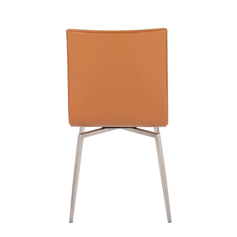 Strick & Bolton Tyra Upholstered Chair with Swivel - Set of 2