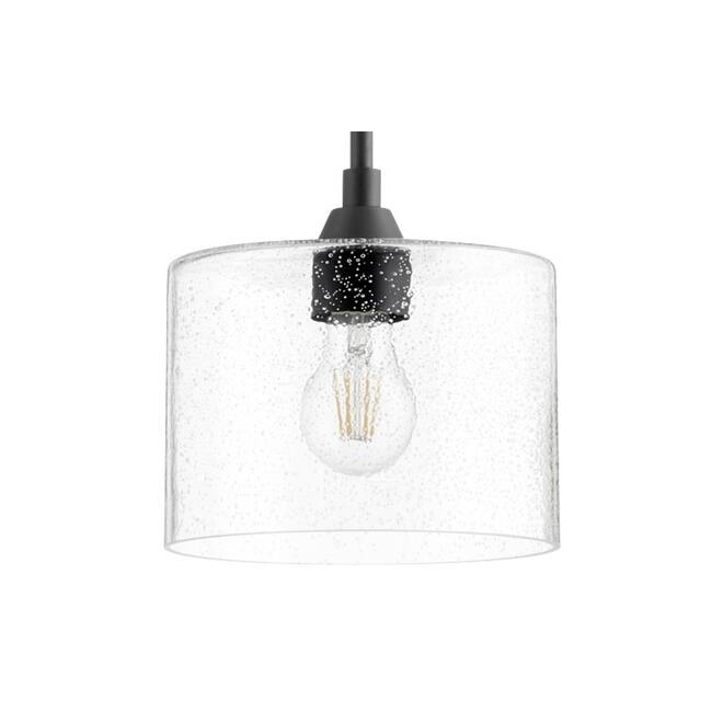 Quorum International Dakota 8" Wide Mini Pendant - Noir