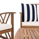 preview thumbnail 97 of 117, SAFAVIEH Fontana 4-piece Acacia Solid Wood Outdoor Conversation Patio Set