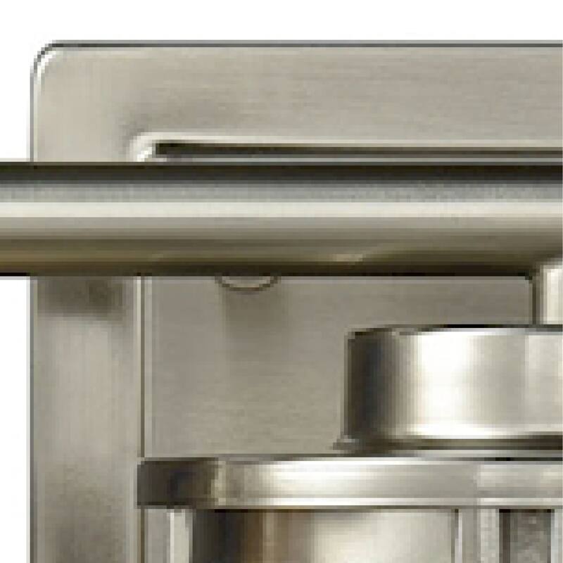 Elk Home Ravendale Nickel With White Glass 3 Light Vanity Light