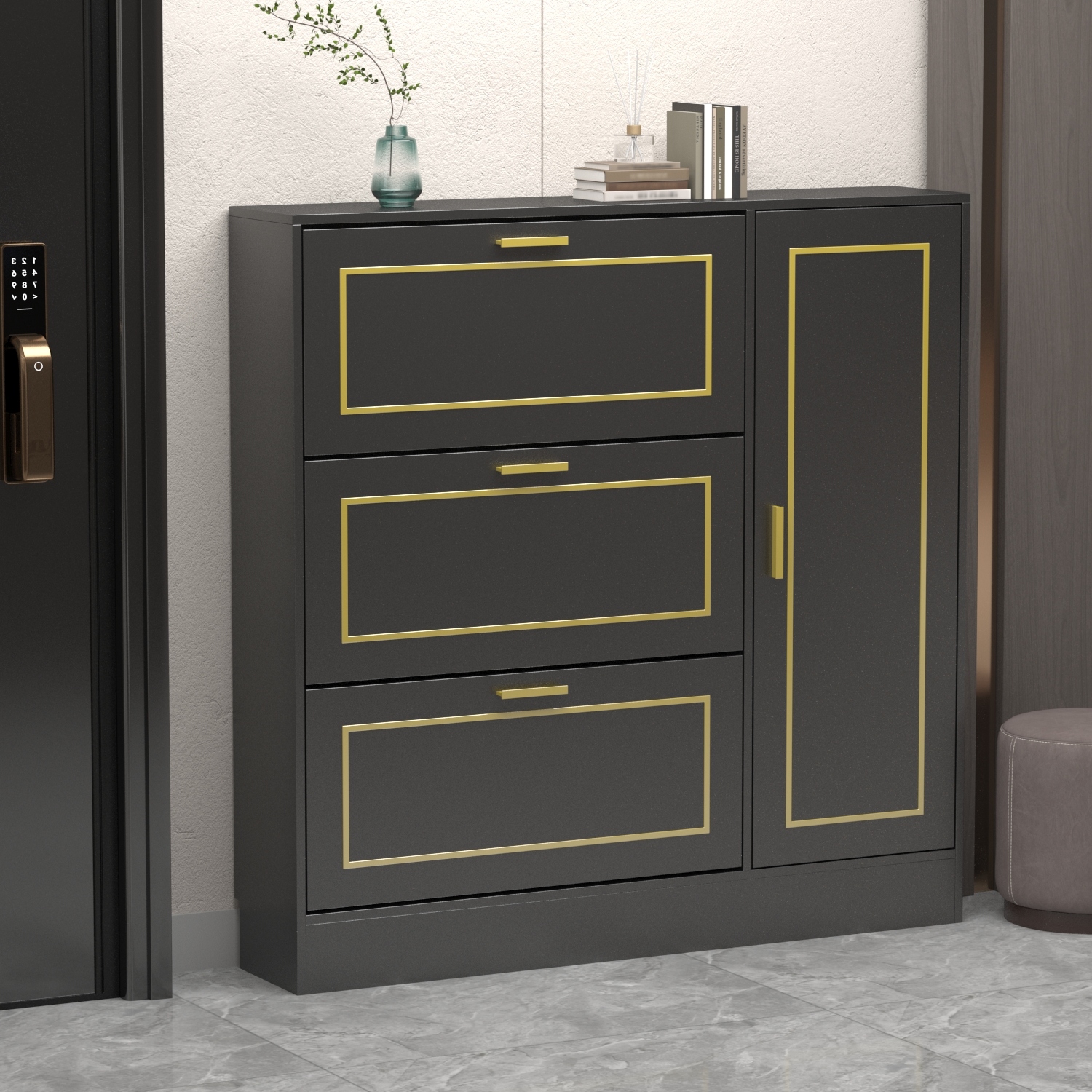 Deluxe best sale shoe cabinet