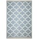 preview thumbnail 2 of 8, Beverly Rug Trellis Reversible Outdoor Area Rug 4x6 - Trellis-Grey-White