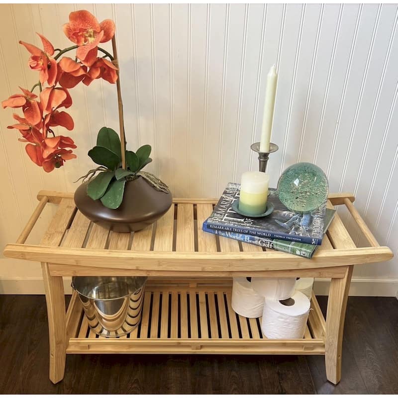 Solid Bamboo Premier 39" Spa Bench