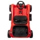 preview thumbnail 1 of 3, 2 Seater 4 Wheel Electric Ride-On Car, 24V 120W*2 Powerful Motors, Max Load 200 lbs, Music, USB, Red Red