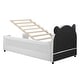preview thumbnail 22 of 37, Twin Size Bear Shaped Upholstered Daybed with Hydraulic System