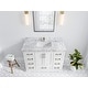 preview thumbnail 69 of 161, Willow Collection 48 in W x 22 in D x 36 in H Boston Single Bowl Sink Bathroom Vanity with Countertop