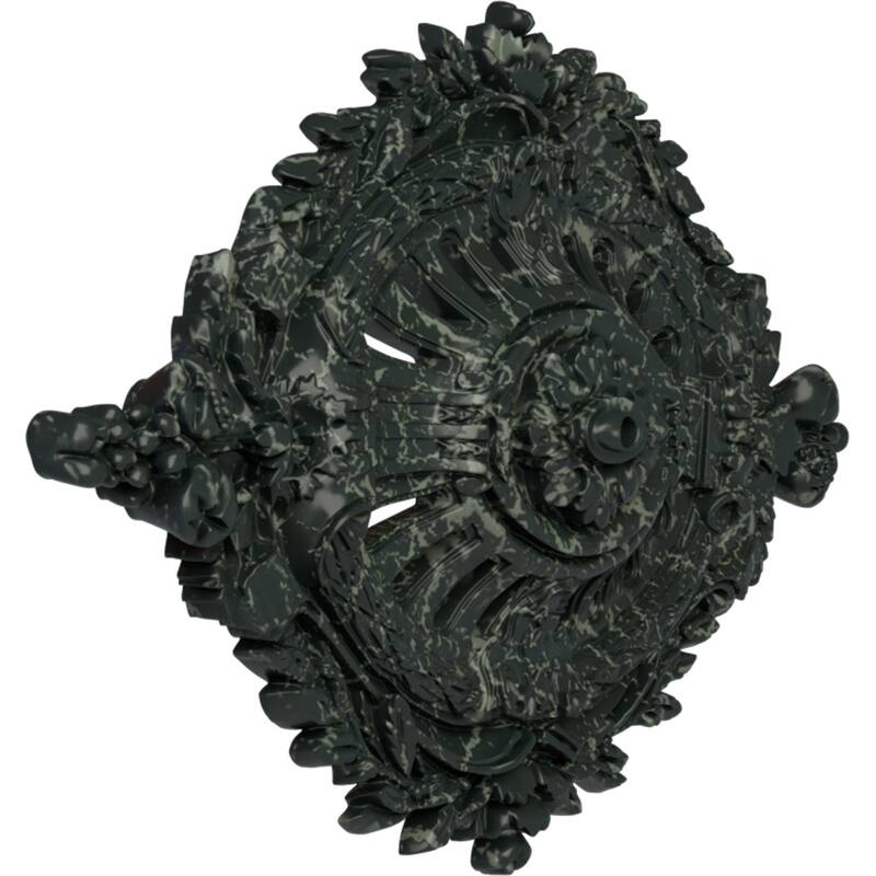 35 7/8"W x 22 1/2"H x 4 3/8"P Antonio Ceiling Medallion